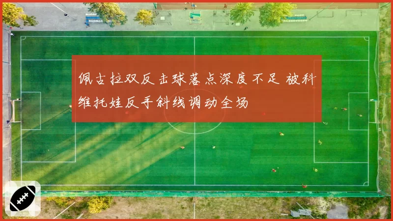 佩古拉双反击球落点深度不足 被科维托娃反手斜线调动全场